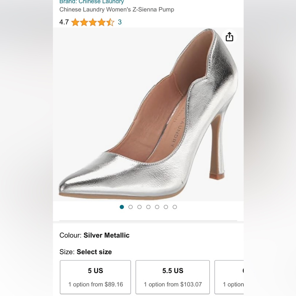 BNIB Chinese Laundry Women's Z-Sienna Pump SZ 8